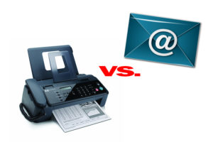 e-mail fax and old fax